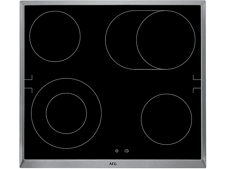 AEG KOMBI3026P Serie 6000 mit SurroundCook Ringheißluftsystem (mit Pyrolyse), Einbauherdset (Elektrokochfeld, A+, 72 l)