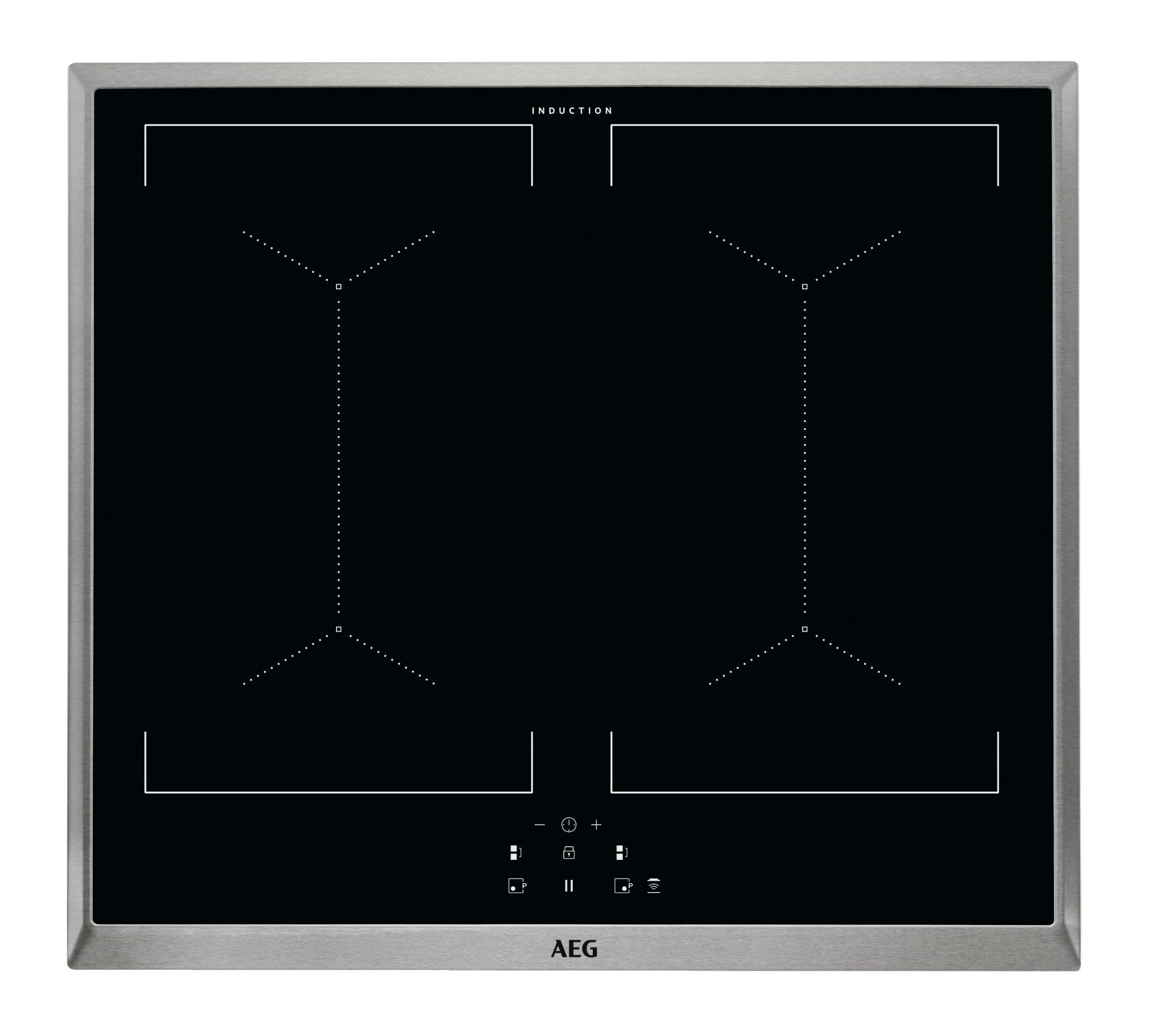 AEG HZ24M2I522 Serie 6000 mit SurroundCook Ringheißluftsystem (mit Pyrolyse), Einbauherdset (Induktionskochfeld, A+, 71 l)