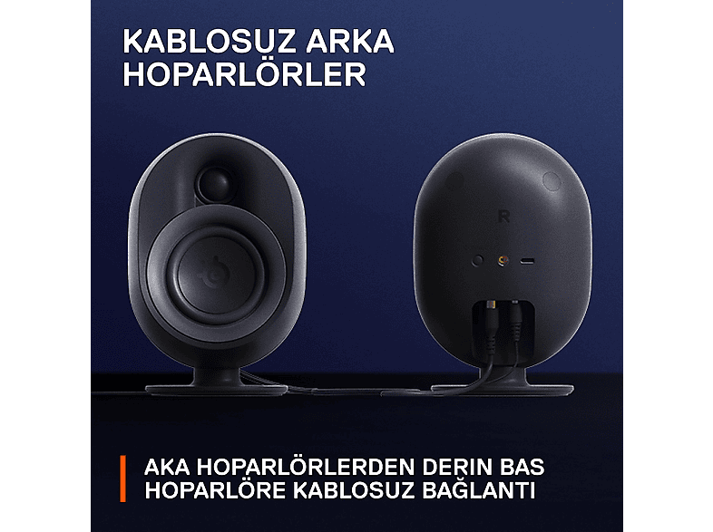 STEELSERIES Arena 9 Rgb 5.1 Surround Optik ve Bluetooth Bağlantılı Oyun Hoparlörü Siyah_3