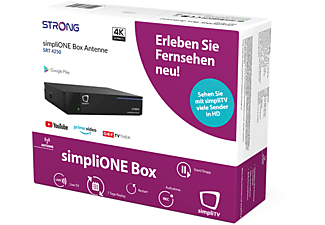 Simplione STRONG SRT-4250 Streaming Box 4K UHD, Ricevitore DVB-T2, Android TV Con Google Play Store, YouTube, Prime Video, Chromecast, Registrazione E Replay, LAN, USB - 2