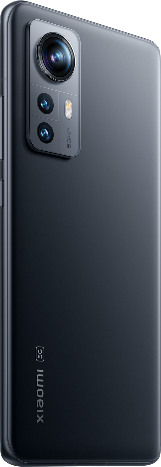Smartphone negro con múltiples cámaras en la parte trasera. La marca Xiaomi está escrita en la parte inferior.