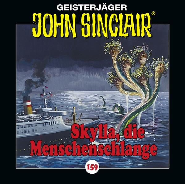 Buchcover mit einem Schiff und einem Seeungeheuer.