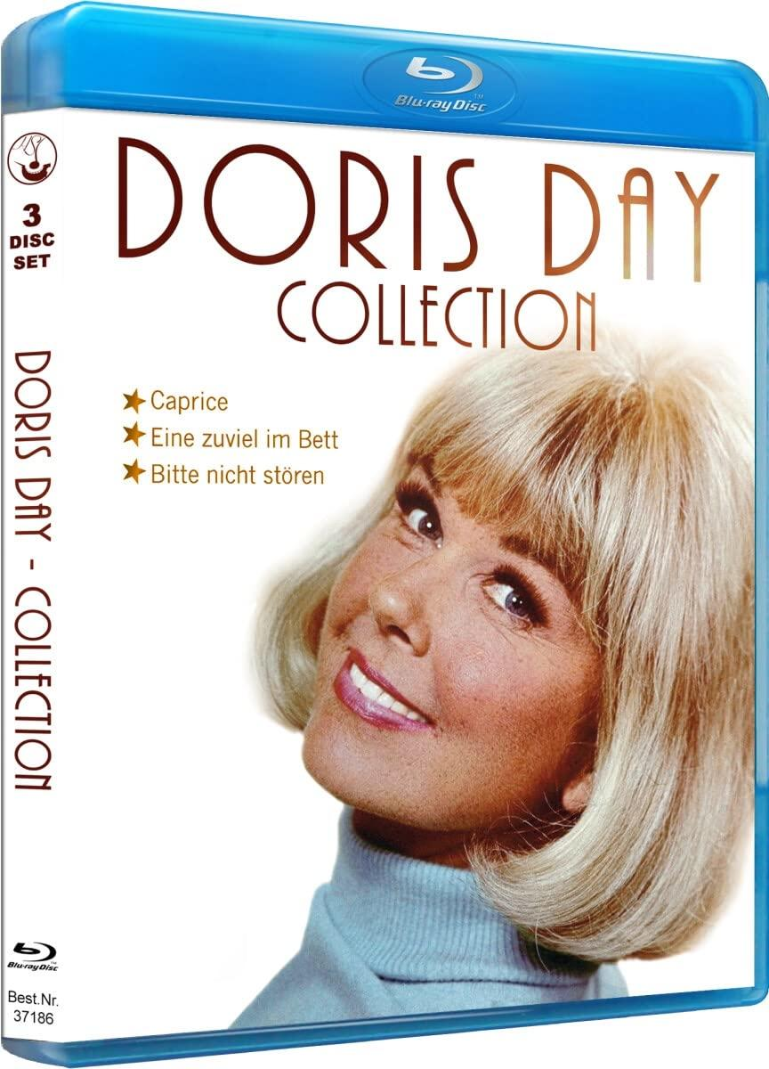 Doris Day Blu-ray-Hülle mit einem Foto von Doris Day.