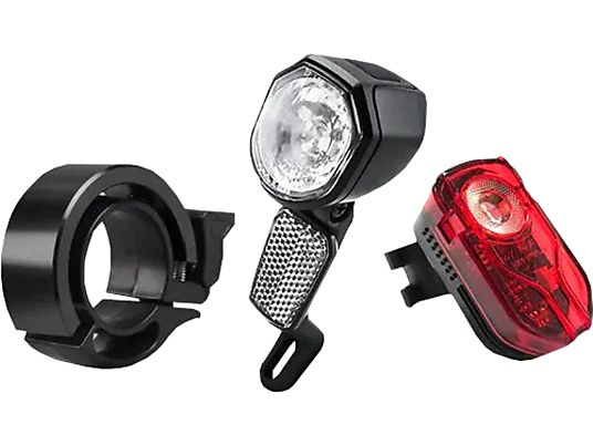 SOFLOW SO Bike Starter Kit - Fahrradlicht LED Set (Schwarz)