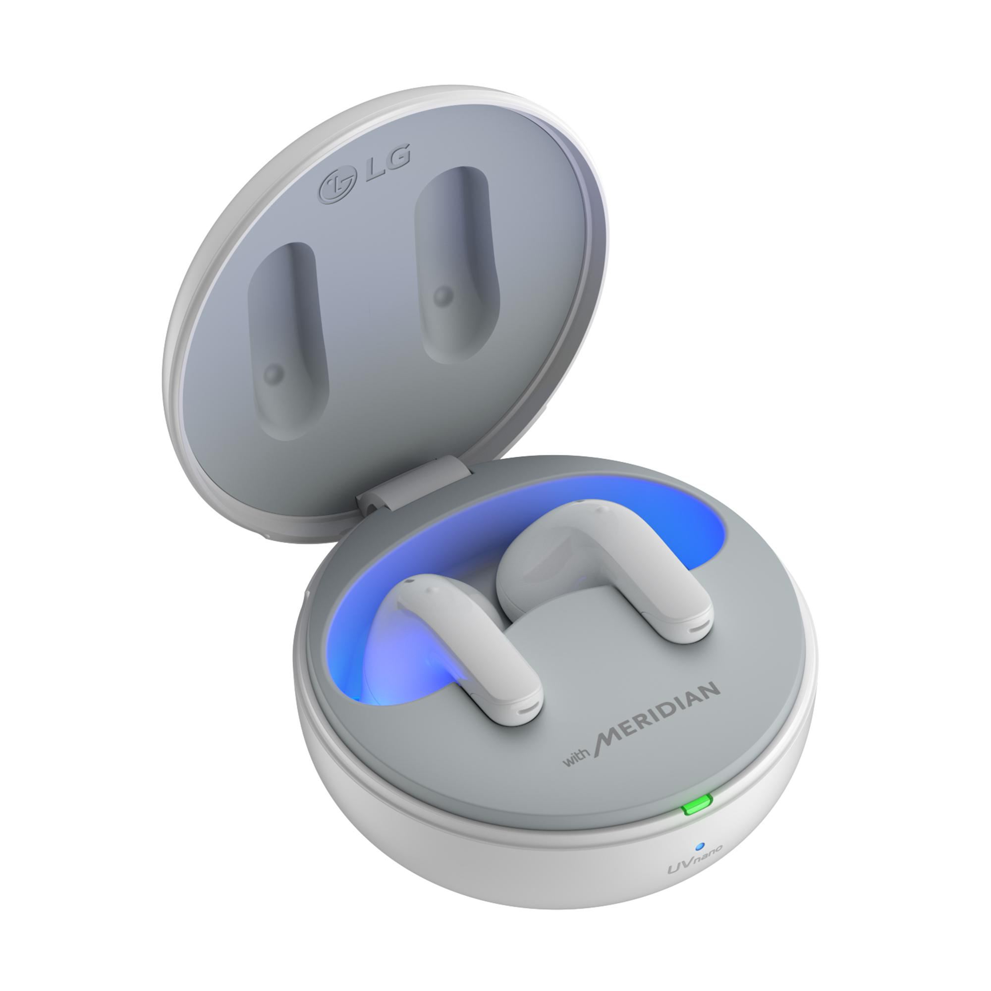 LG TONE Free DT80Q True Wireless, In-ear Kopfhörer Bluetooth White