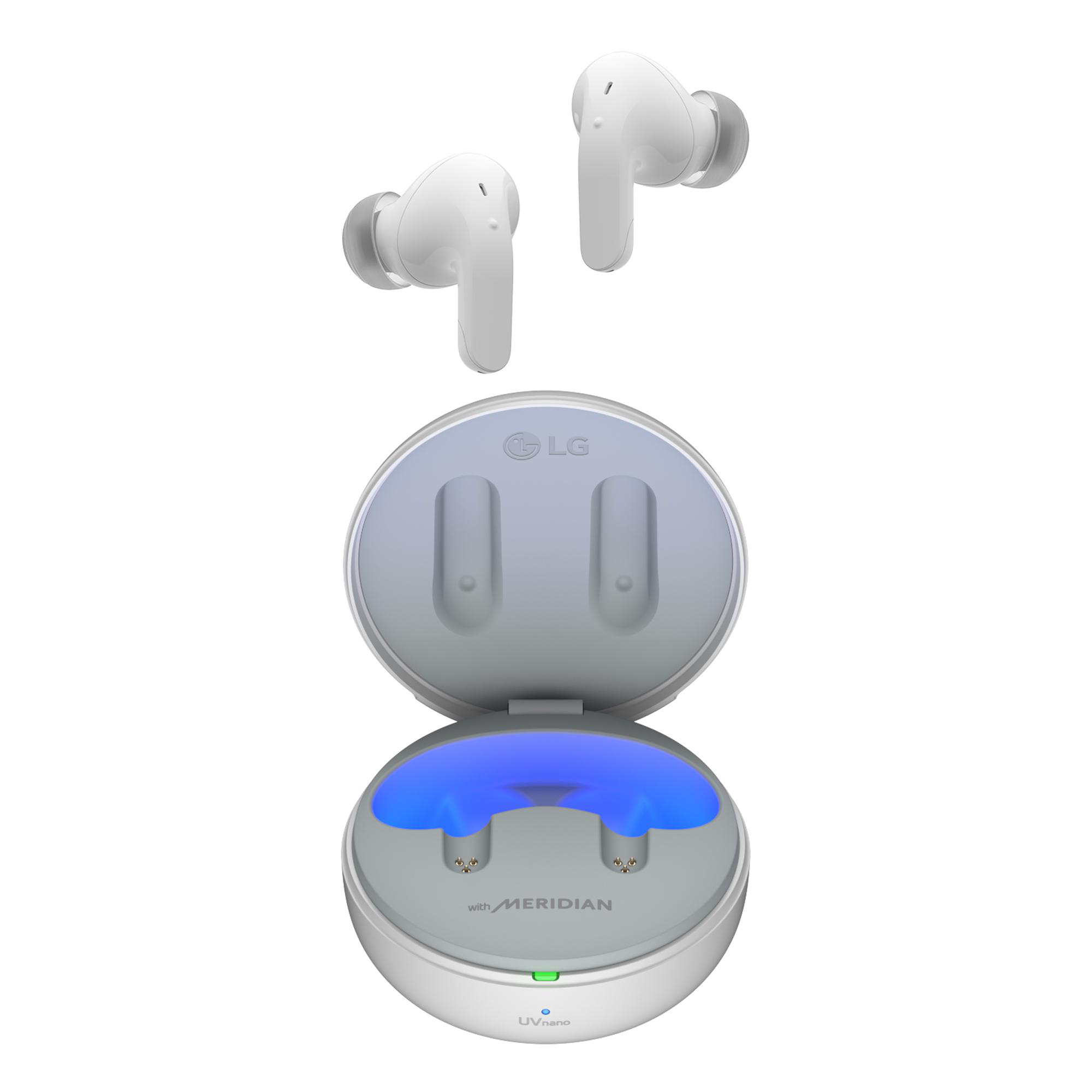 LG TONE Free DT80Q True Wireless, In-ear Kopfhörer Bluetooth White