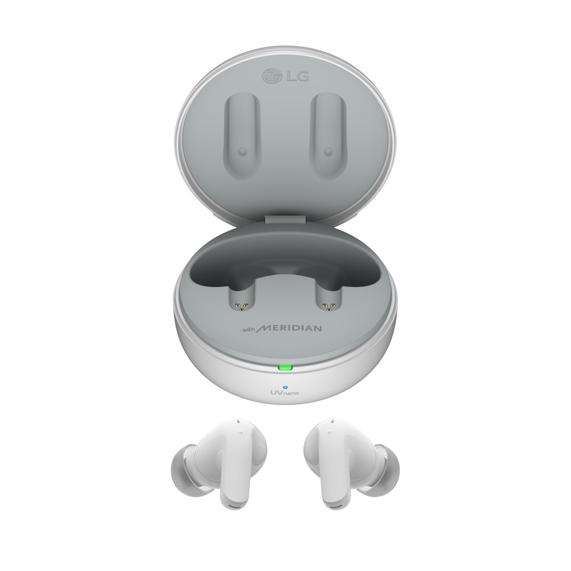 LG TONE Free DT80Q True Wireless, In-ear Kopfhörer Bluetooth White