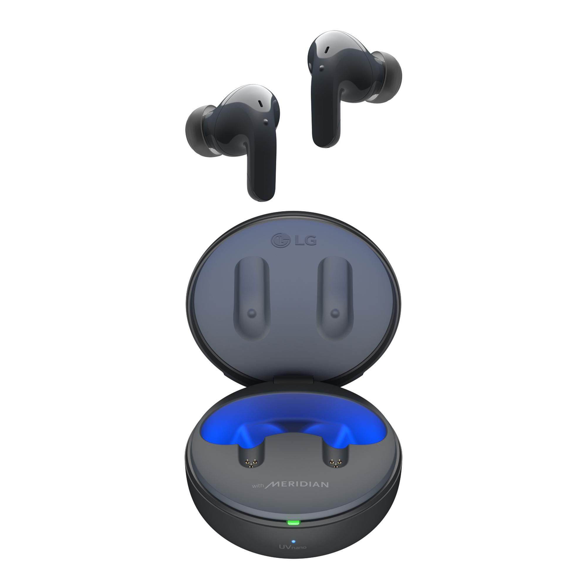 LG TONE Free DT80Q True Wireless, In-ear Kopfhörer Bluetooth Black