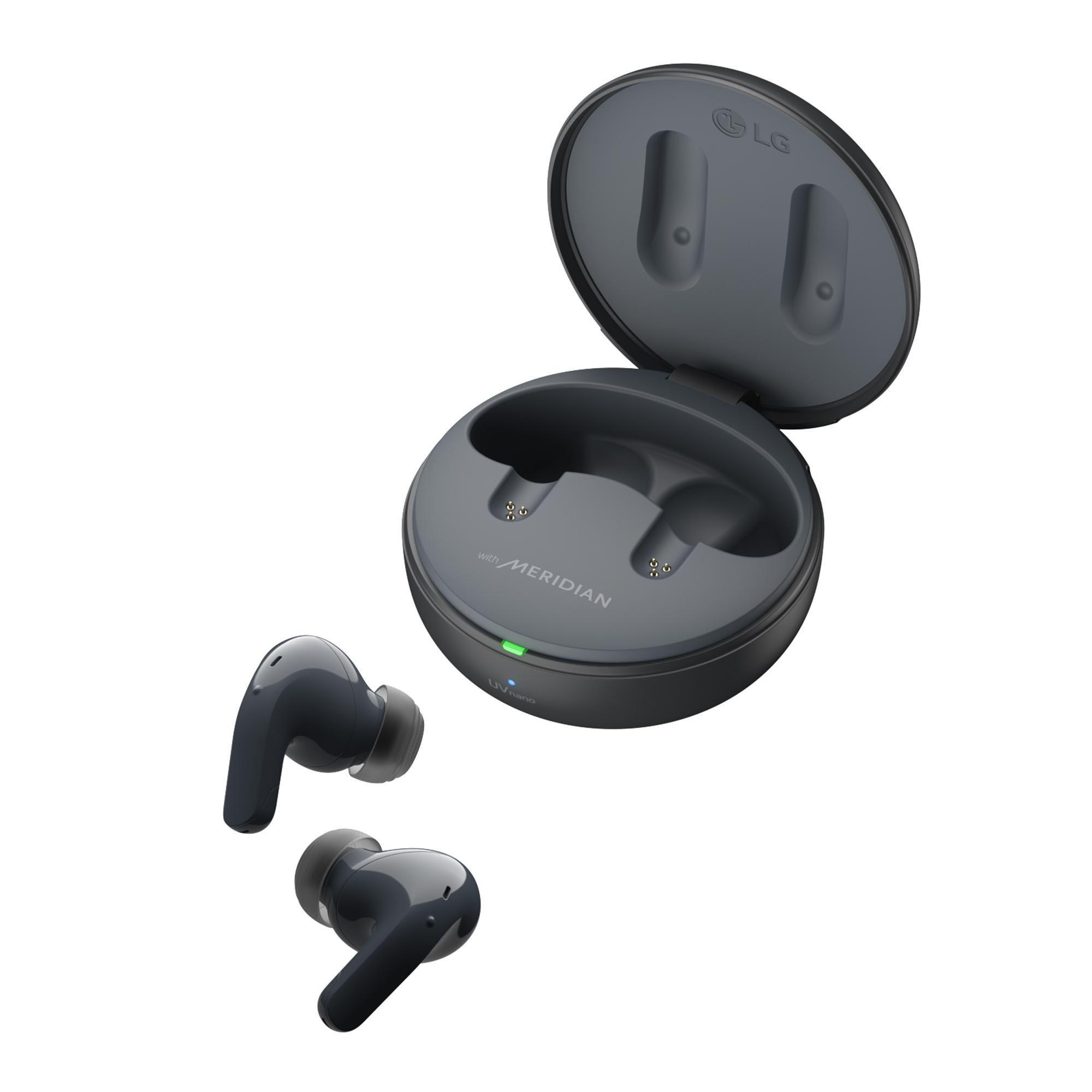 LG TONE Black Wireless, Bluetooth In-ear DT80Q Free True Kopfhörer