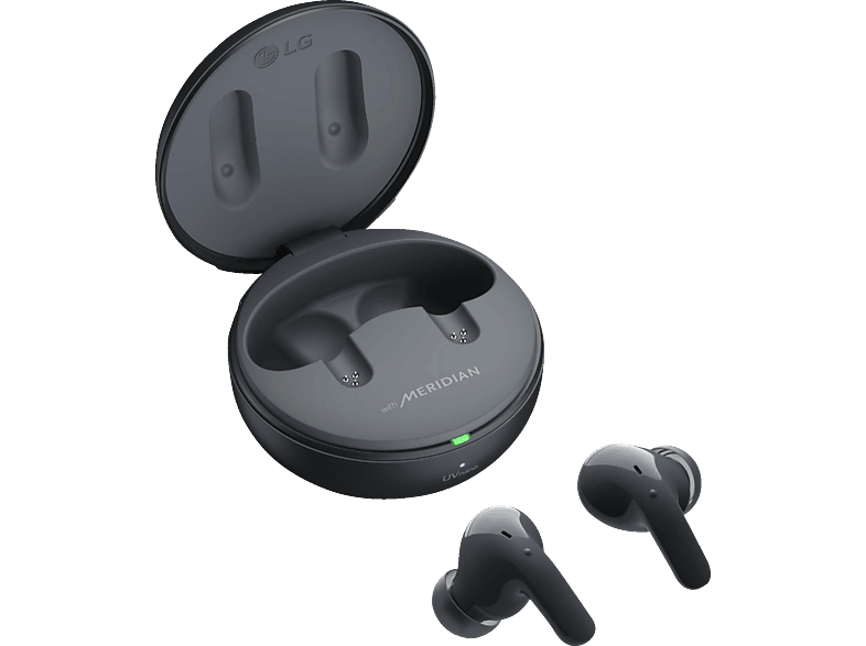 LG TONE True Free Kopfhörer Wireless, In-ear Black DT80Q Bluetooth
