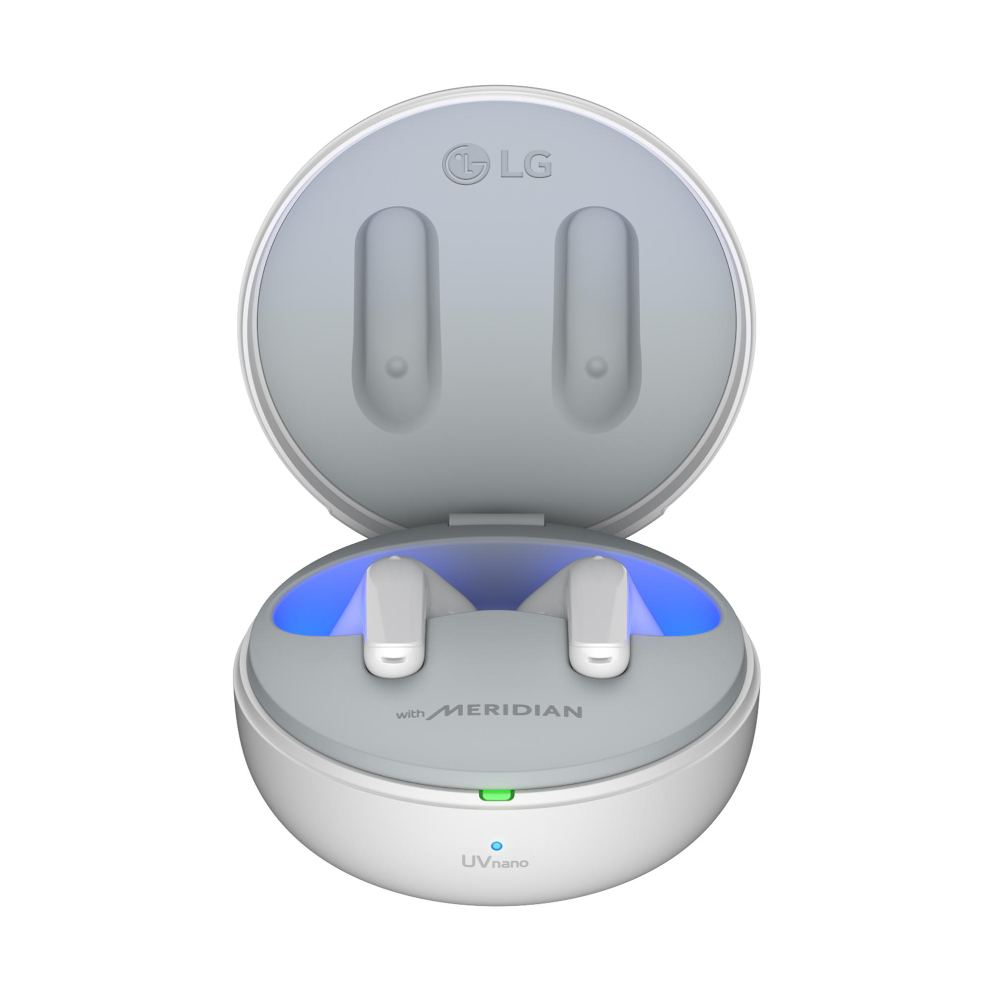 LG TONE Free DT80Q True Wireless, In-ear Kopfhörer Bluetooth White