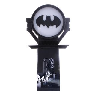 EXQUISITE GAMING Batman - Bat Signal: Ikon - Cable Guy - Supporto per controller e smartphone (Nero/Bianco)