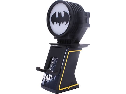 EXQUISITE GAMING Batman - Bat Signal: Ikon - Cable Guy - Support pour téléphone portable et manette (Noir/blanc)