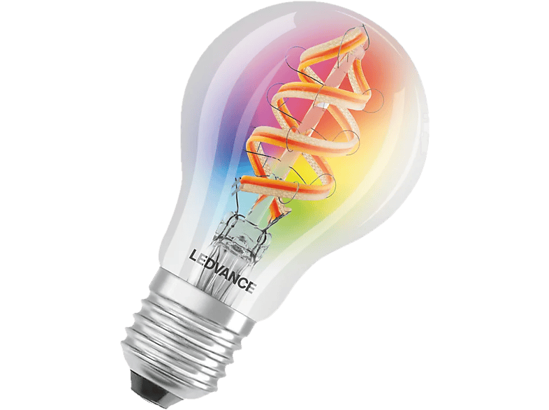 OSRAM Ledvance SMART+ Filament Classic RGBW A30 4.5 W/2700 K E27 - LED-Leuchtmittel (Transparent)