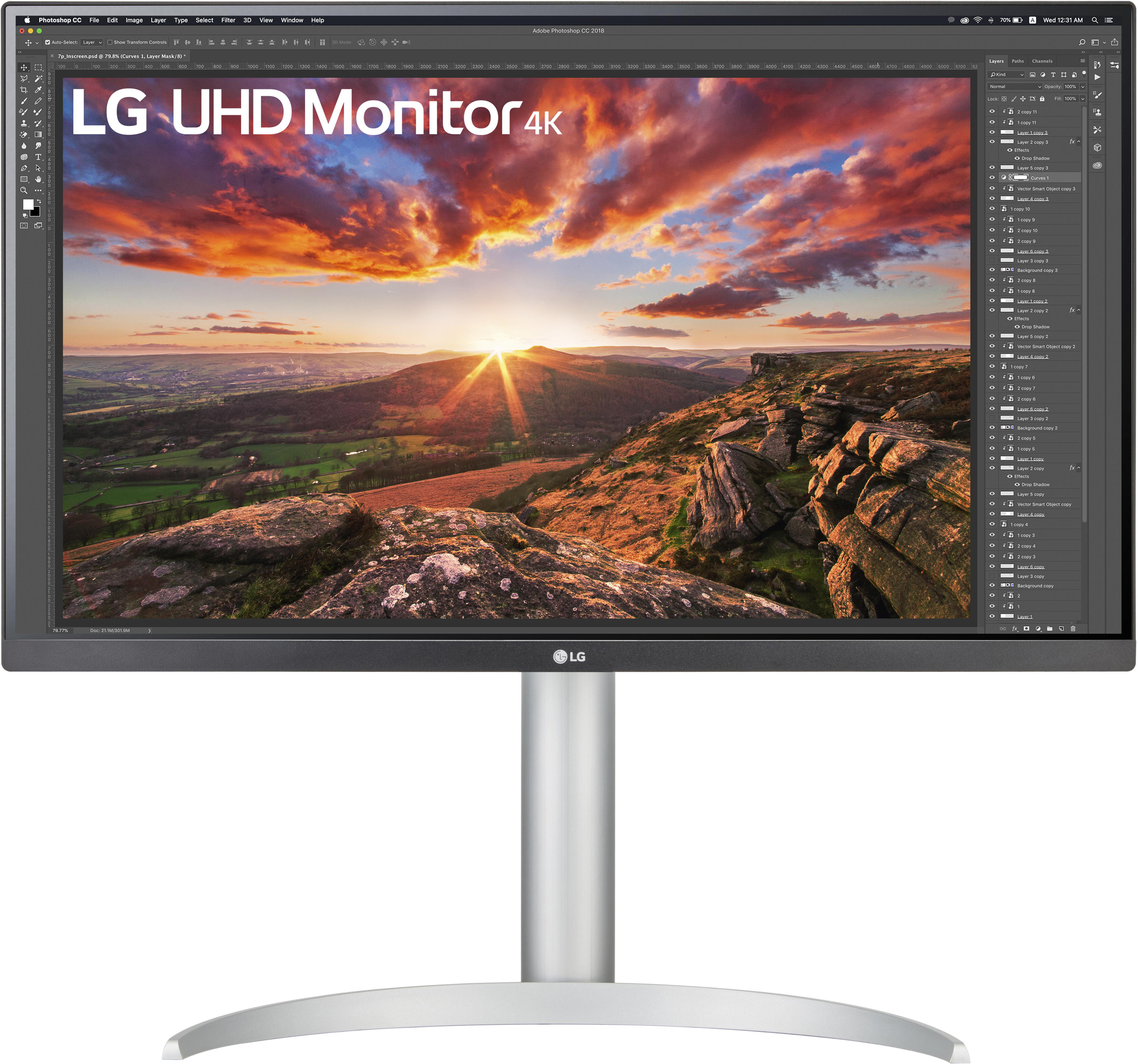 LG 27UP850NP-W.AED 27 Zoll  UHD 4K  Monitor  5 ms Reaktionszeit  