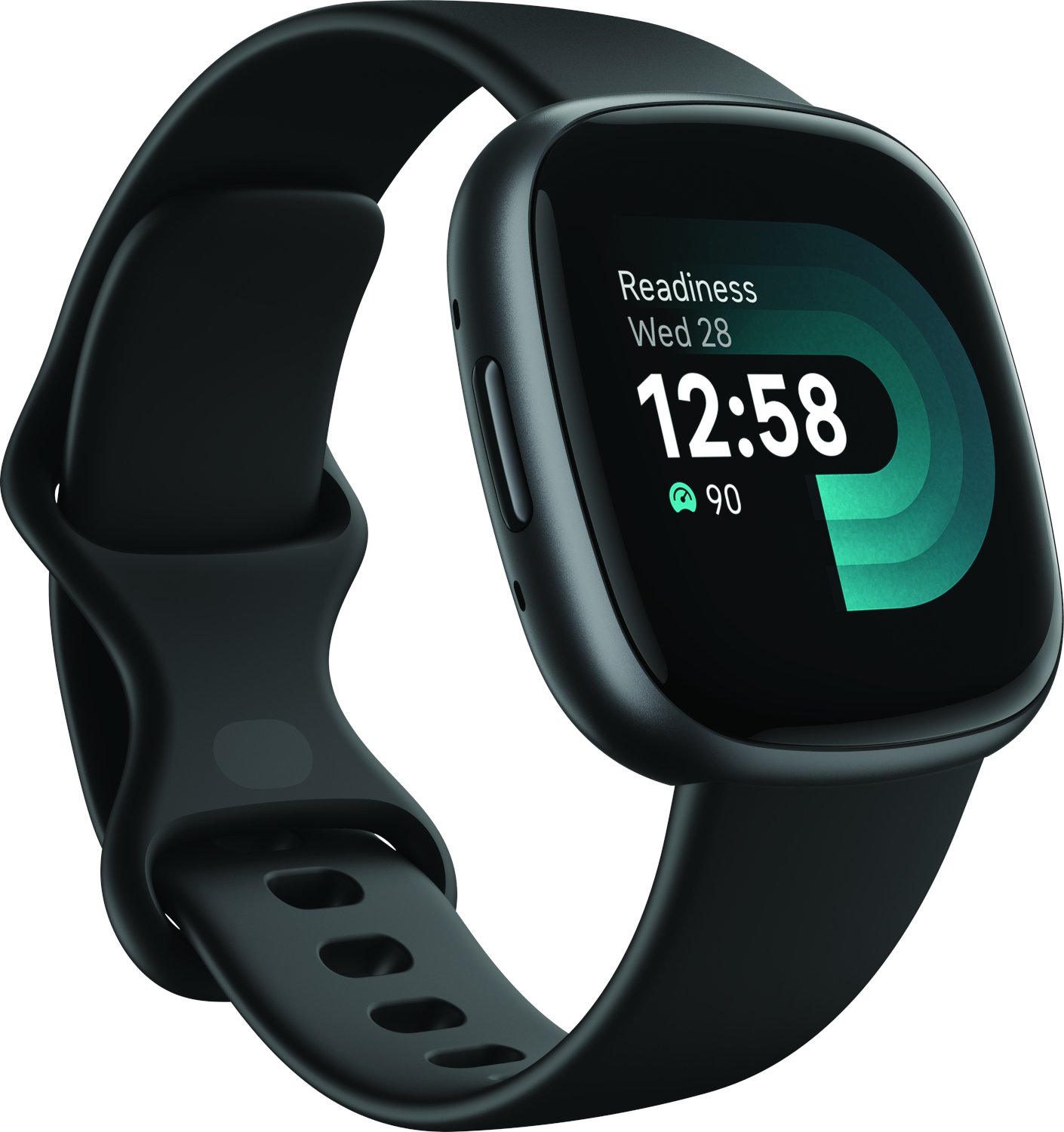 FITBIT Smartwatch Versa 4 Black + Bracelet Bleu (FB523BKBK-EUBNDL)