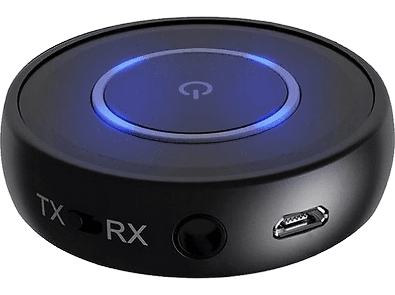 Transmisor y receptor audio | Fonestar Bluetooth, Jack 3.55mm, Recargable, Autonomía 14h, Negro