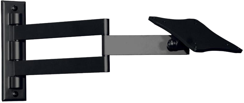 HOME Dönthető/forgatható fali konzol, 14"-26", fekete (LCDH 01/BK)