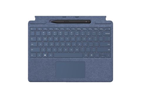 MICROSOFT Surface Pro Tastaturen Pen Signature Saphirblau MediaMarkt Stifte mit & 2 Slim Keyboard Tastatur 