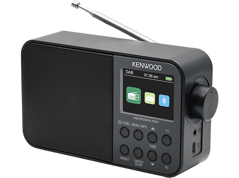 KENWOOD Radio portable DAB+ Bluetooth Noir (CR-M30DAB-B)