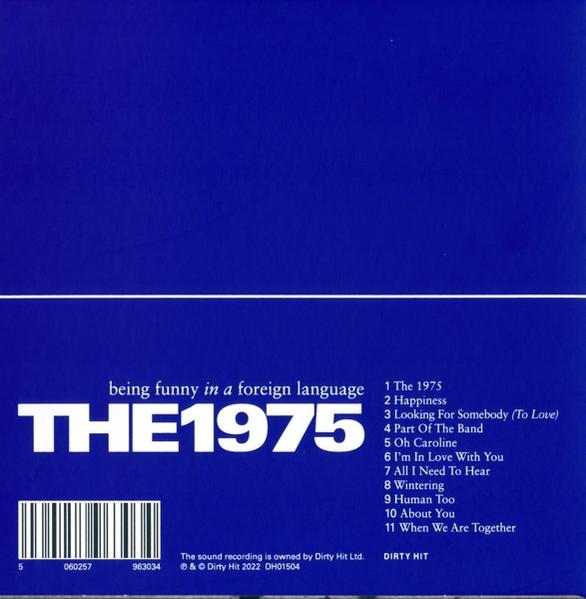 Albumhoes met de bandnaam THE1975 en de albumtitel.