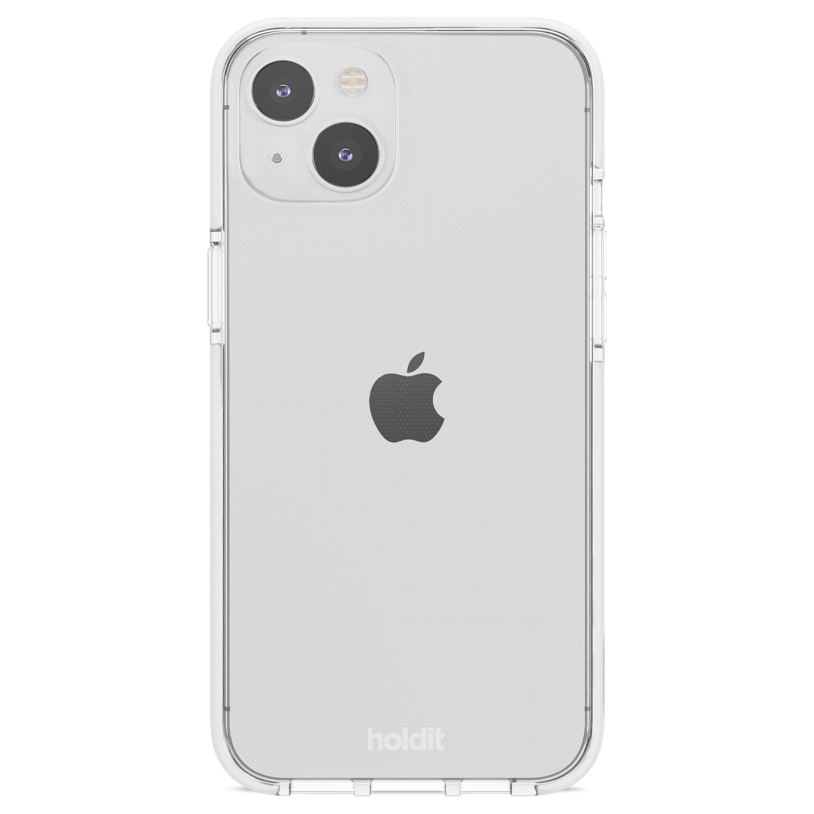 Plus, HOLDIT Seethru 14 iPhone Case, Apple, Backcover, White