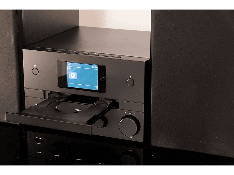 Peaq PMS 400 Micro HiFi System, black; Micro Hifi-System — Foto 2 von 4