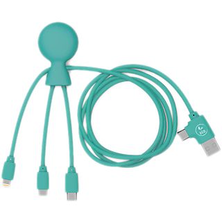 XOOPAR USB-C / microUSB / Lightning-kabel Groen (XP7102430LR)