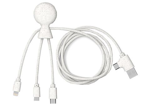 XOOPAR USB-C / microUSB / Lightning-kabel Wit (XP7102438LR)