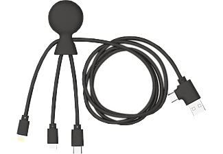 XOOPAR Câble adaptateur USB-C / microUSB / Lightning Noir (XP7102421LR)