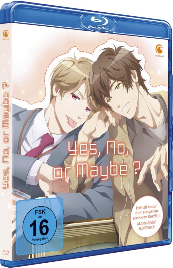 Blu-ray-Cover für einen Anime-Film mit zwei männlichen Charakteren. Die Bewertung ist FSK 16.