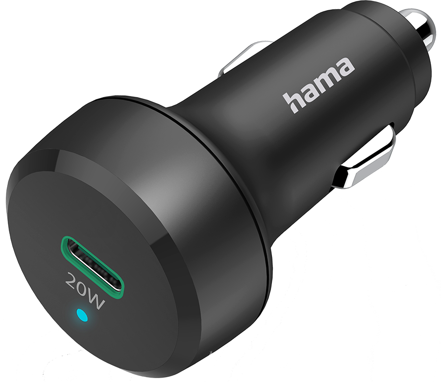 Hama 201637 Autolader Power Delivery/qualcomm 20w Zwart afbeelding