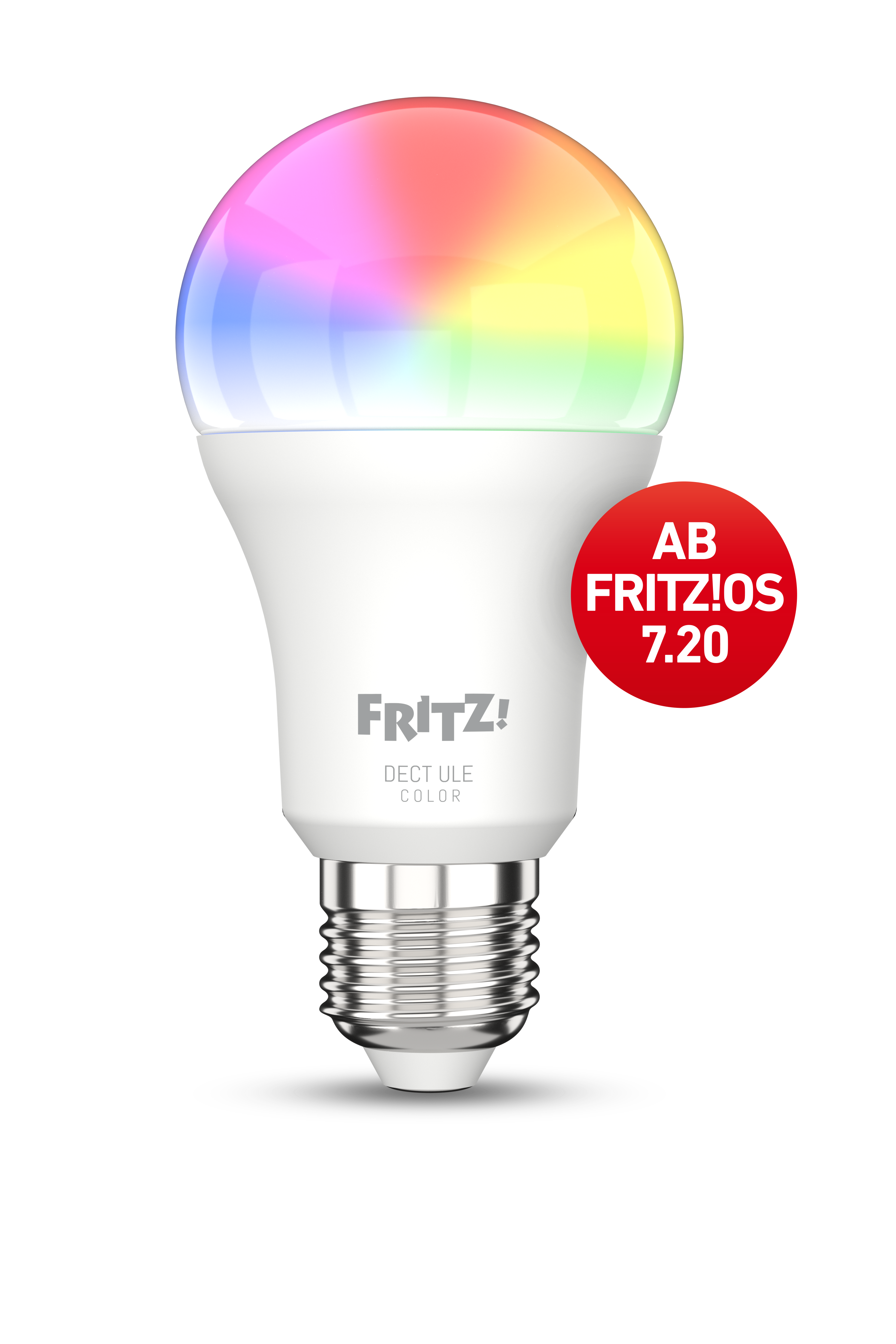 AVM FRITZ!DECT 500 mehrfarbige Lampe mit smarter Steuerung 5er Pack LED Glühbirne Mehrfarbig
