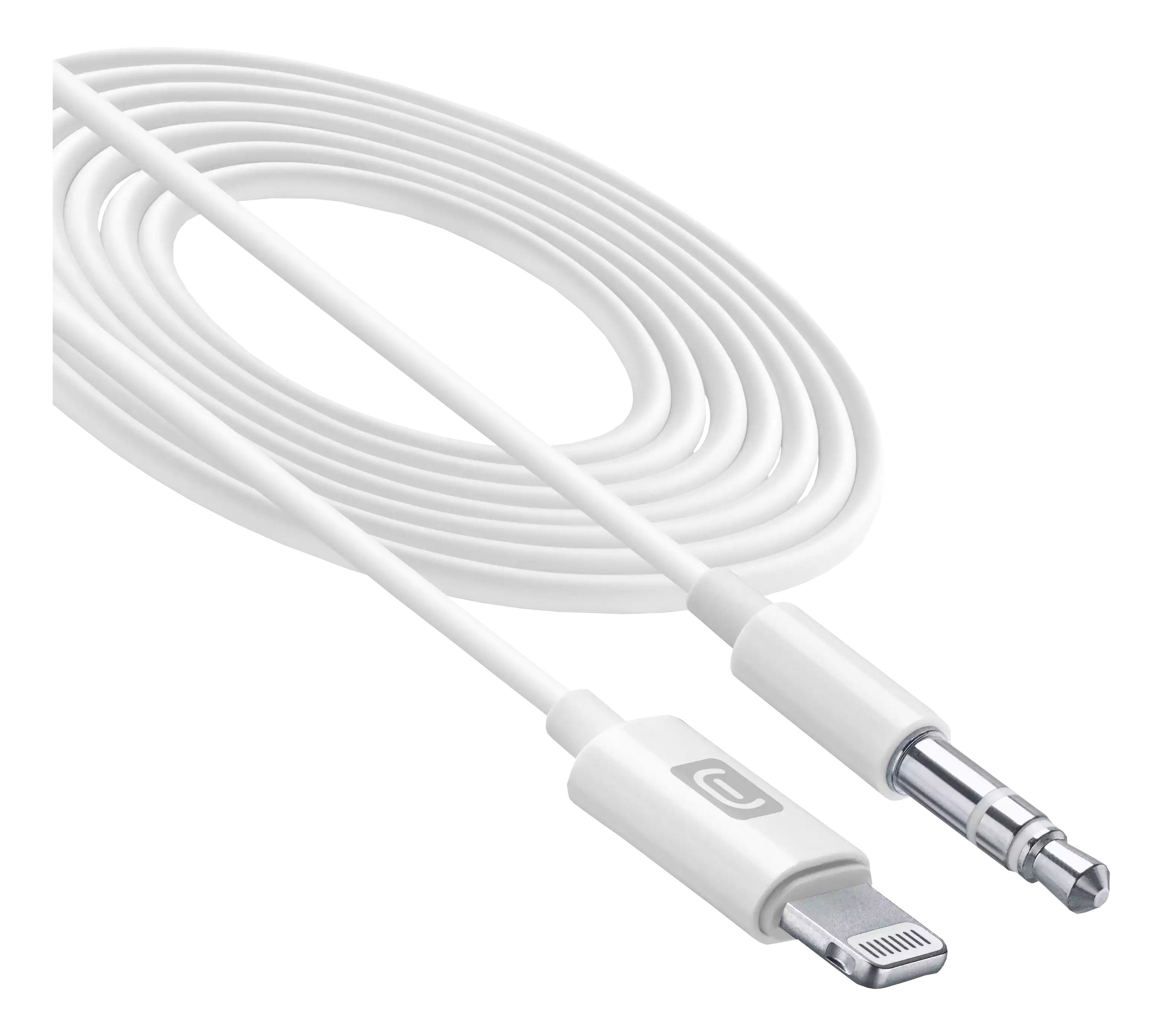 CELLULARLINE Aux Music Cable - Câble Lightning vers jack 3,5 mm (Blanc)