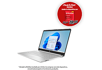 Portátil - HP 15S-FQ2149NS, 15.6" Full HD, Intel® Core™ i3-1115G4, 8GB RAM, 256GB SSD, Intel® UHD, W11 S, Plata