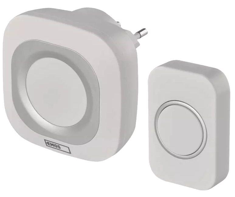 EMOS Vezeték nélküli csengő, fehér (P5733W)