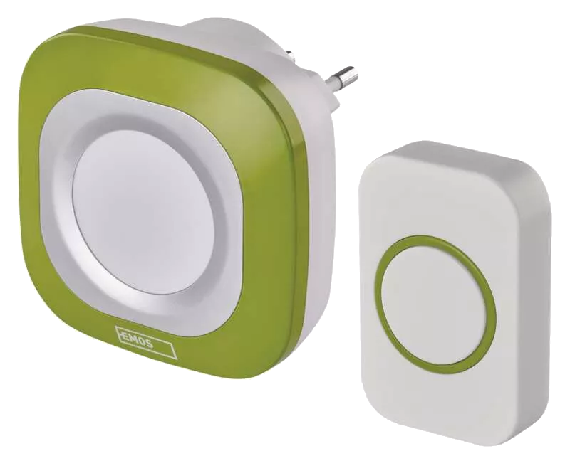 EMOS Vezeték nélküli csengő, zöld (P5733G)