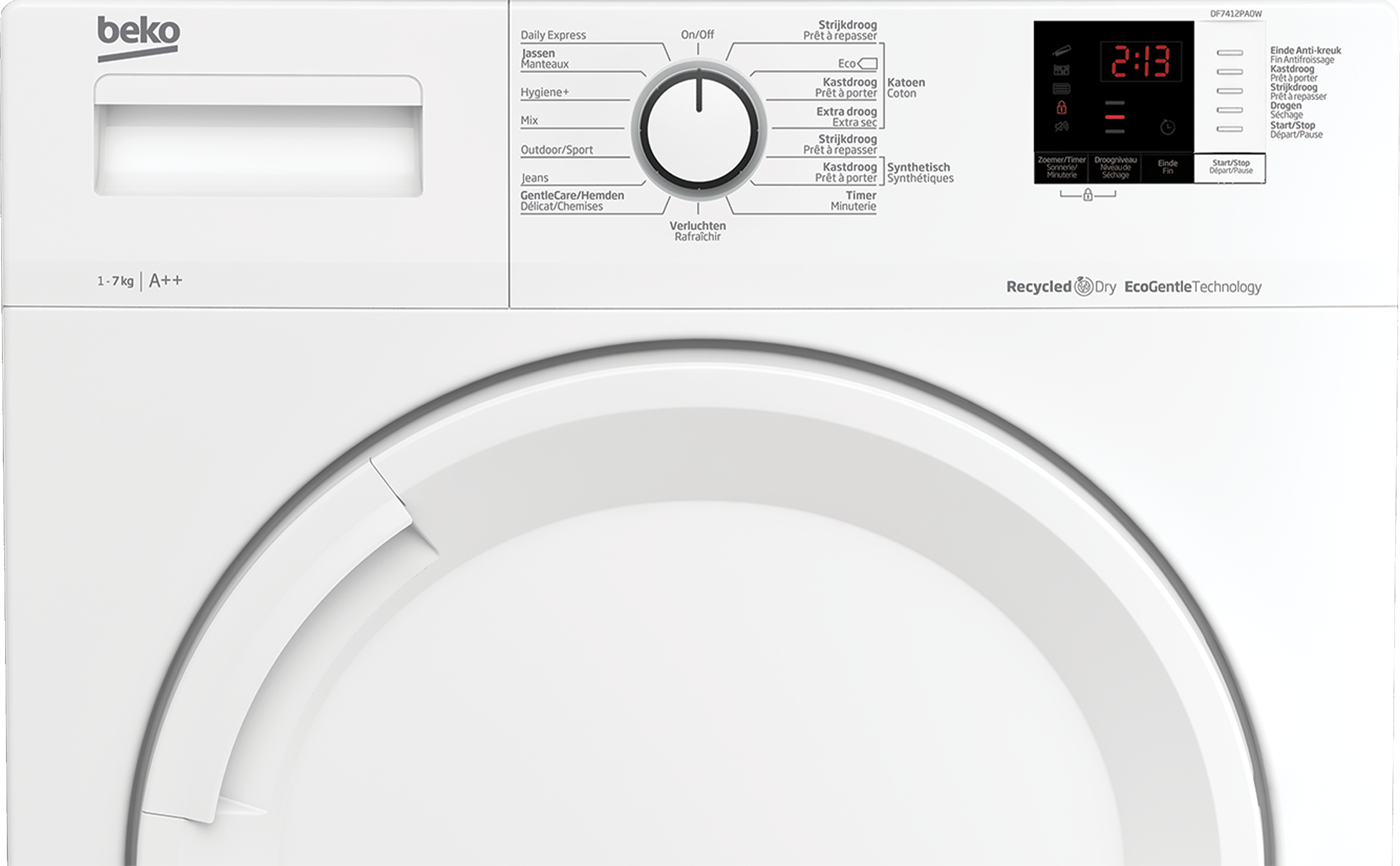 BEKO DF7412PA0W RecycledDry Warmtepompdroger