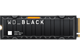 WESTERN DIGITAL WD_BLACK SN850X NVMe SSD (avec dissipateur thermique) - Disque dur (SSD, 2 TB, Noir)