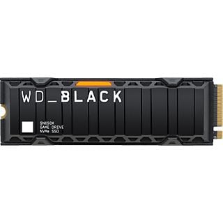 WESTERN DIGITAL WD_BLACK SN850X NVMe SSD (avec dissipateur thermique) - Disque dur (SSD, 2 To, noir)