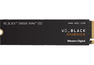 WESTERN DIGITAL WD_BLACK SN850X NVMe SSD (ohne Kühlkörper) - Festplatte (SSD, 4 TB, Schwarz)