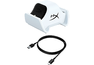 HYPERX ChargePlay Duo - PlayStation 5 DualSense - Caricatore doppio (Bianco/Nero)