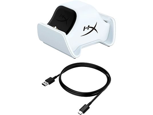 HYPERX ChargePlay Duo - PlayStation 5 Dual Sense - Chargeur double (blanc/noir)