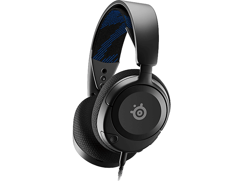 Auriculares gaming - STEELSERIES Arctis Nova 1P, Con cable, Negro