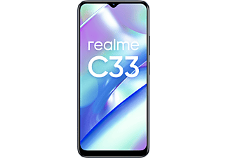 Móvil - realme C33, Night Sea, 128 GB, 4 GB RAM, 6.5 " HD+, Unisoc T612, 5000 mAh, Android