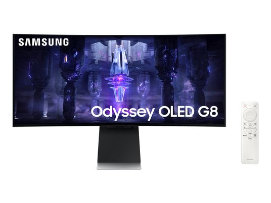 SAMSUNG Odyssey OLED G8 LS34BG850SU - Gaming Monitor, 34 ", WQHD, 175 Hz, Silber