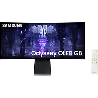 SAMSUNG Odyssey OLED G8 LS34BG850SU - Ecran de jeu, 34 ", WQHD, 175 Hz, Argent
