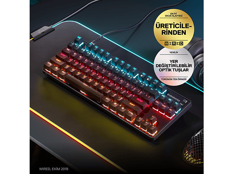 STEELSERIES Apex 9 TKL Mekanik Oyun Klavyesi Siyah_2