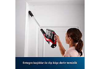 PHILIPS XC7043/01 Şarjlı Dik Süpürge Kırmızı_9