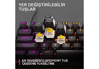 STEELSERIES Apex 9 Mini Mekanik Oyun Klavyesi Siyah_5